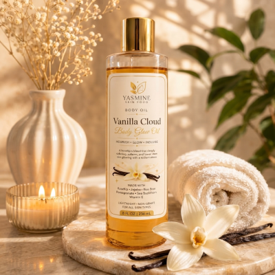 Vanilla Cloud Body Glow Oil